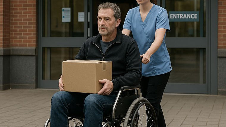 Case Managers & Arranging Incontinence Products When Leaving Hospitals in the UK - QuickChange Men's Incontinence Wrap Australia