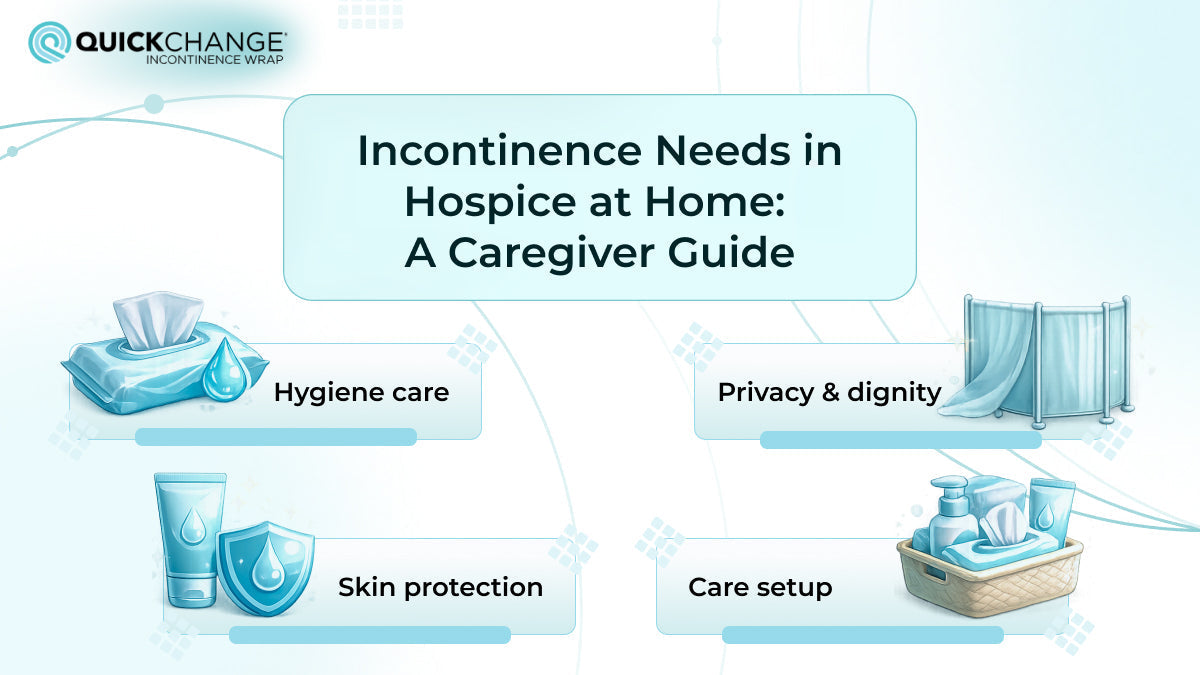Caregiver guide to incontinence care in hospice at home in Australia with hygiene skin protection and privacy support